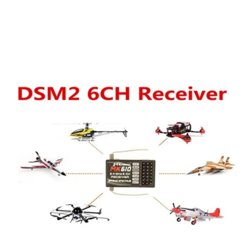 DSM2 MK610 AR6100 2.4G 6CH Odb – Drone Gimbal Controller recenzja i cena